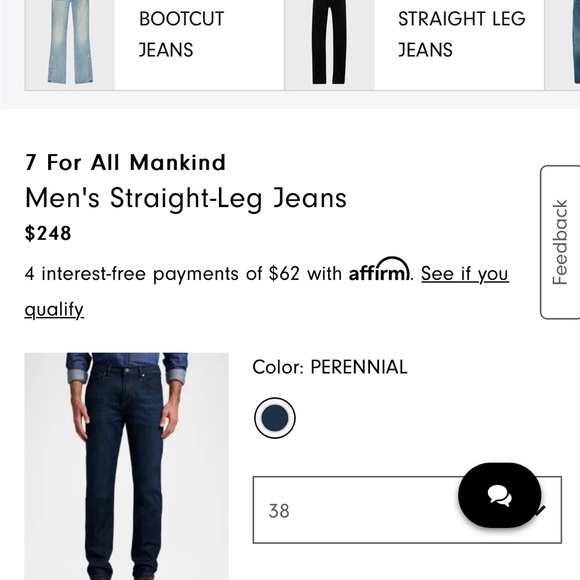 Seven for all man kind style standard size 38 - Picture 5 of 5